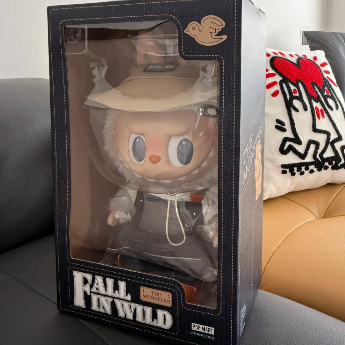 Labubu Fall in wild plush doll with key chain (preorder in 3 days)