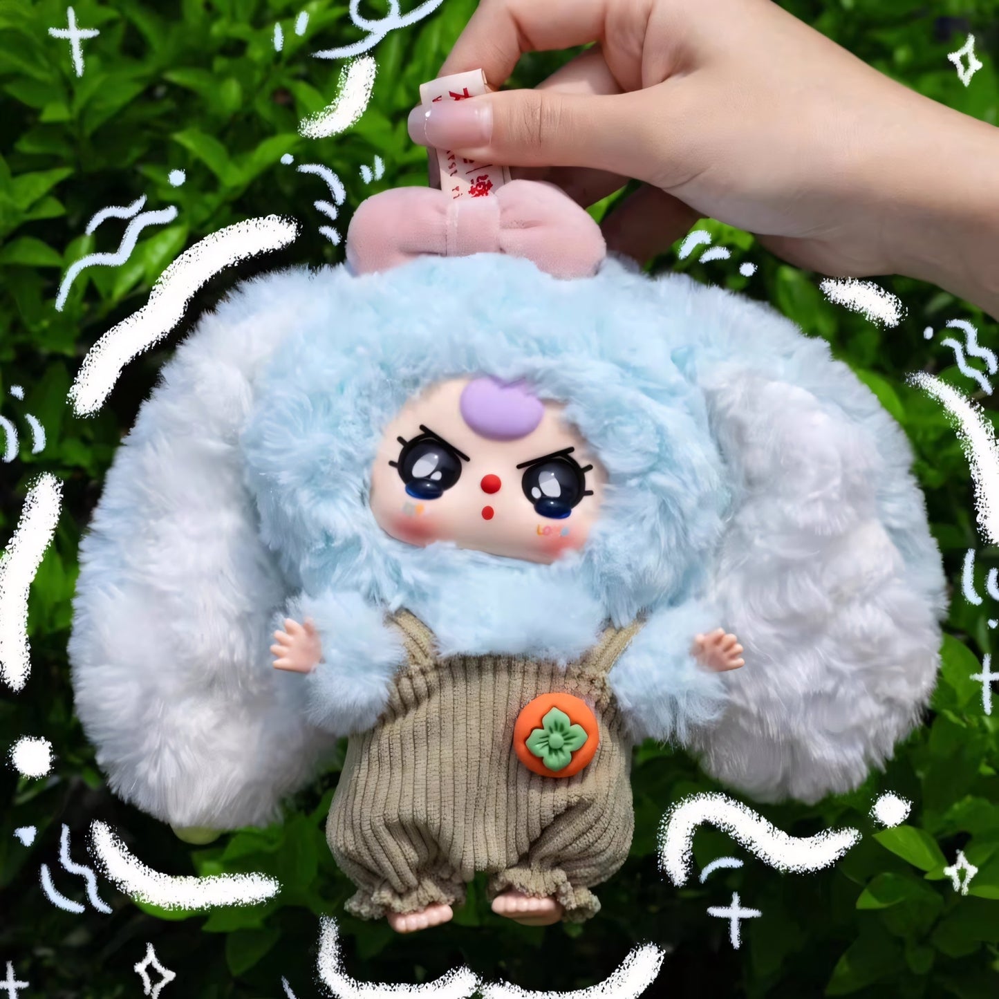 Baby Three Macaron Little Cute Bunny Series-V2 Plush Dolls Blind Box