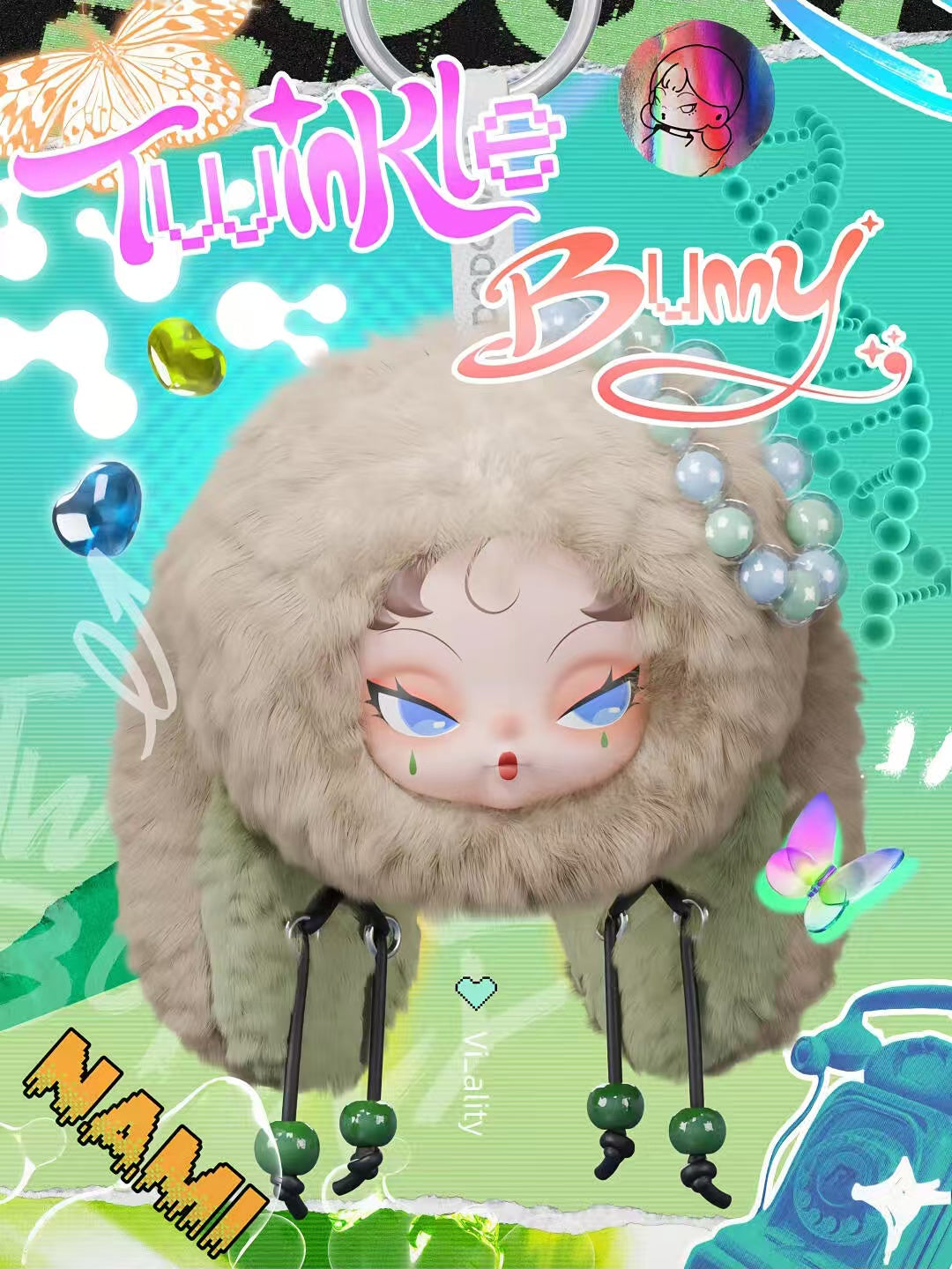 DODO NAMI Twinkle Bunny Series Plush Pendant Blind Box(perorder)