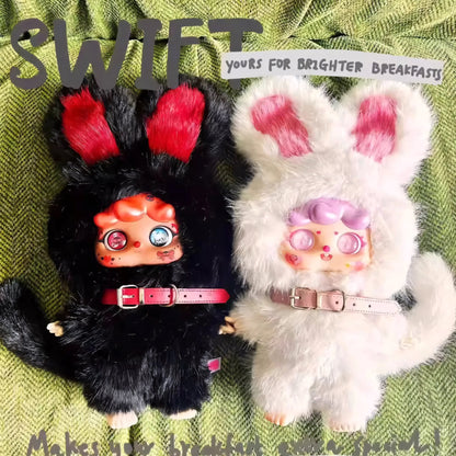 [MIGO Twin Life Limited Edition] 400% Plush Hanging Card Black Night White Day Series Blind Box