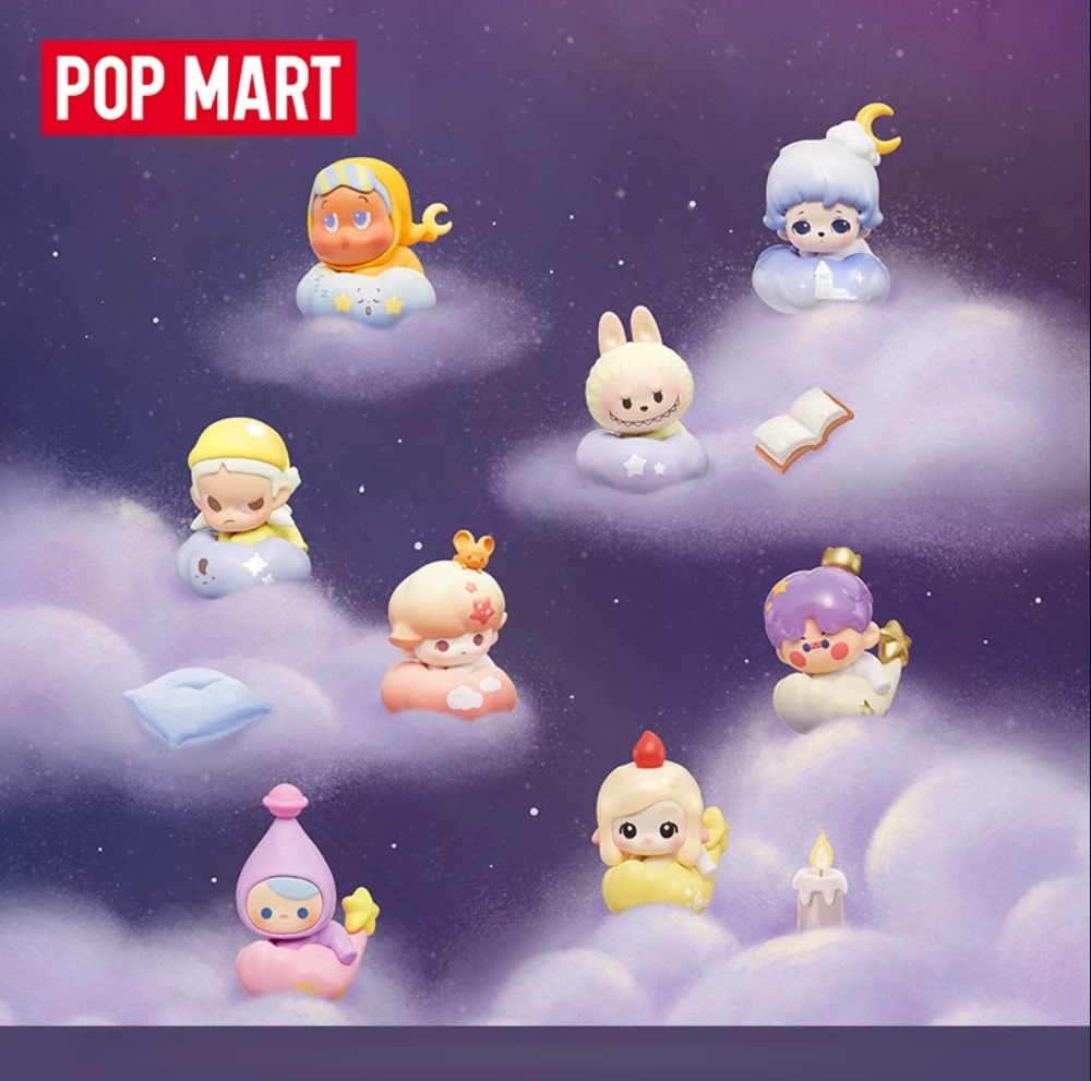 pop bean goodnight, night sky series mini figures