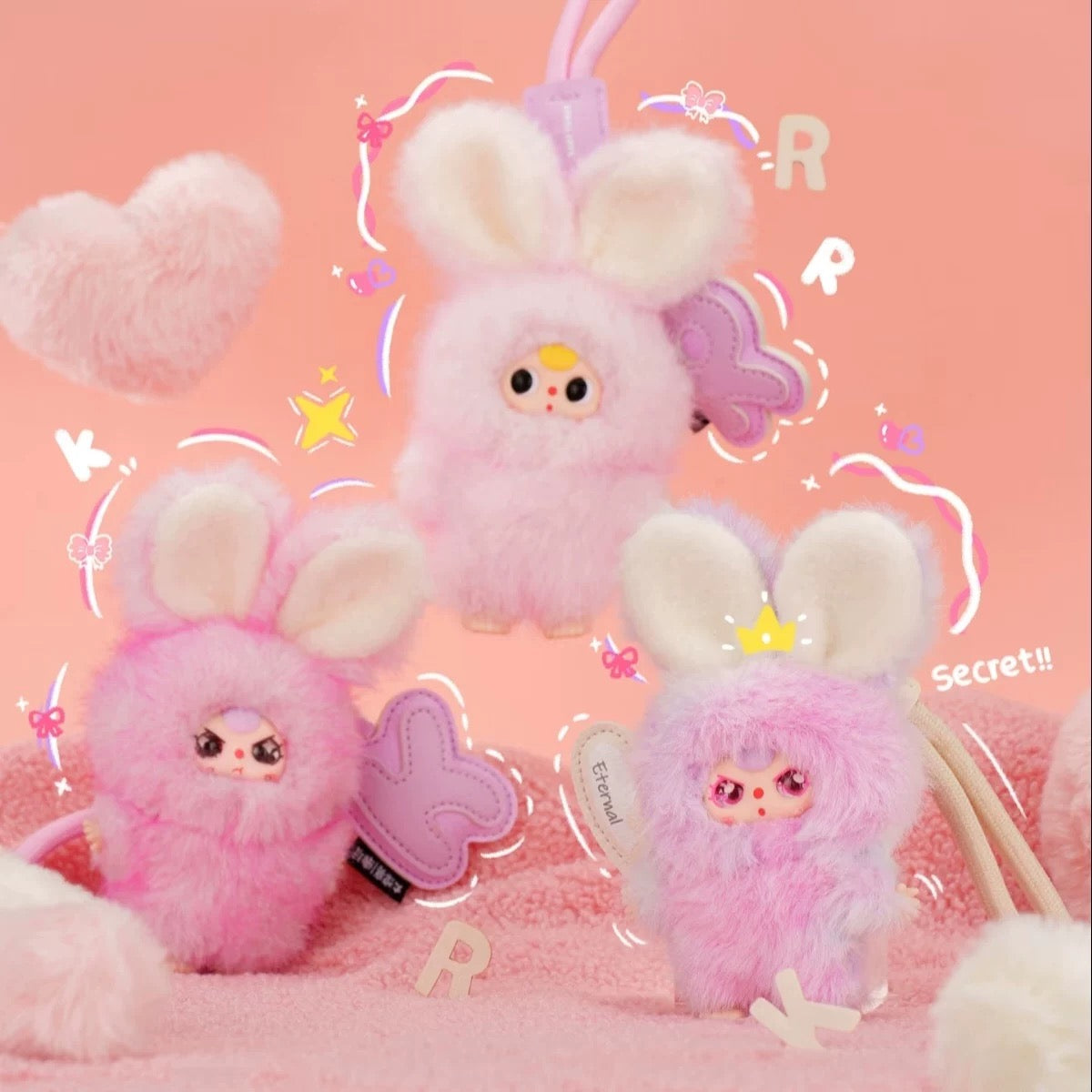 Baby Three- Super Mini Bunny Surprise Plush Series Blind Box