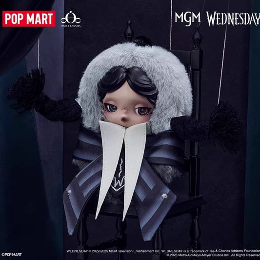 SKULLPANDA x Wednesday Plush (Nevermore Academy Uniform Version)